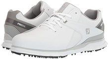 Load image into Gallery viewer, FootJoy Men's Pro/SL Golf Shoes, White/Grey, 10.5 M US