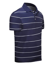 Load image into Gallery viewer, IGEEKWELL Mens Golf Polo Shirt Short Sleeve Fast Dry Tennis T-Shirts Running Sport Tactical Shirts 102-Navy L