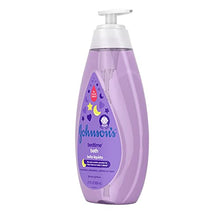 Load image into Gallery viewer, Johnson's Bedtime Baby Bath with Soothing NaturalCalm Aromas, Hypoallergenic & Tear-Free Liquid Baby Bath Formula, No Parabens, Sulfates, Dyes, or Phthalates, 27.1 fl. oz