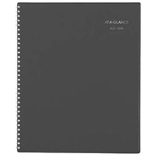 Load image into Gallery viewer, Academic Planner 2021-2022, AT-A-GLANCE Weekly & Monthly Planner, 8-1/2" x 11", Large, for School, Teacher, DayMinder, Charcoal (AYC54545)