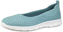 Load image into Gallery viewer, Clarks Women's Step Allena Sea Loafer Flat, Aqua Microfiber, 10 M US