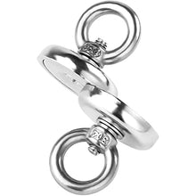 Load image into Gallery viewer, DIYMAG Magnetic Hooks, 40 lbs(18 KG) Pulling Force Rare Earth Magnetic Hooks with Countersunk Hole Eyebolt for Home, Kitchen, Workplace, Office and Garage, Pack of 10, Silver, DIY-NJ25-10P
