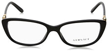 Load image into Gallery viewer, Versace Eyeglasses VE3206 VE/3206 GB1 Black/Gold Full Rim Optical Frame 54mm
