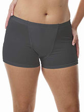 Load image into Gallery viewer, Vulvar Varicosity and Prolapse Support Boy-Leg Brief with Groin Compression Bands - Black - Medium