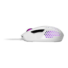 Load image into Gallery viewer, Cooler Master MM720 White Glossy Lightweight Gaming Mouse with Ultraweave Cable, 16000 DPI Optical Sensor, RGB and Unique Claw Grip Shape