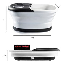 Load image into Gallery viewer, Medical king Foot Spa with Heat and Massage and Jets Includes A Remote Control A Pumice Stone Collapsible Foot Spa Massager with Heat and Massage Bubbles and Vibration