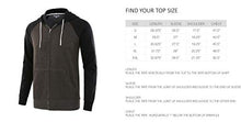 Load image into Gallery viewer, HARBETH Men's Athletic Fit Full Zip Fleece Hooded Sweatshirt Active Hoodie Black/Apricot Gold XL