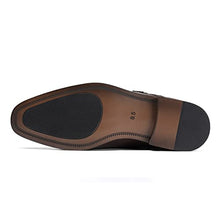 Load image into Gallery viewer, Bruno Marc Men's Dress Loafer Shoes Monk Strap Slip On Loafers Brown Size 10.5 M US Hutchingson_2