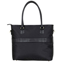 Load image into Gallery viewer, Kenneth Cole Reaction Chelsea Quilted Chevron 15" Laptop & Tablet Business Tote With Removeable Shoulder Strap, Black