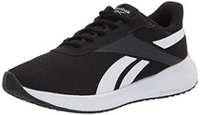 Load image into Gallery viewer, Reebok Women's Energen Plus Running Shoe, Black/White/Silver Metallic, 7.5