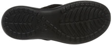 Load image into Gallery viewer, crocs Women's Capri V Sequin W Flip Flop, Black, 9 M US