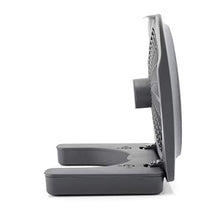Load image into Gallery viewer, O2COOL Treva 10-Inch Portable Desktop Air Circulation Battery Fan, 2 Speed, Compact Folding & Tilt Design, with AC Adapter (Graphite)
