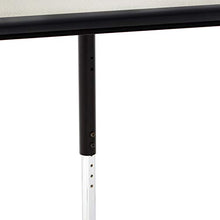 Load image into Gallery viewer, AmazonBasics 30 x 48 Inch Rectangular School Activity Kids Table, Ball Glide Legs, Adjustable Height 19-30 Inch, Grey and Black