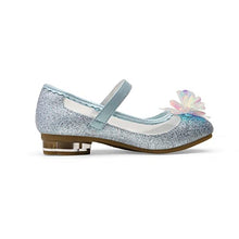 Load image into Gallery viewer, DREAM PAIRS Girls SDFL221K Dress Shoes Low Heel Party Princess Shoes Blue/Glitter Size 9 Toddler