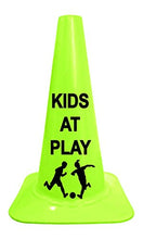 Load image into Gallery viewer, Cortina Sport Cone with Legend"Kids at Play", 03-500-41-02, 18" Height, Lime Cone