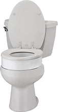 Load image into Gallery viewer, NOVA Medical Products Toilet Seat Riser, Raised Toilet Seat (For Under Seat), For Elongated Toilet Seat, White