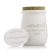 Load image into Gallery viewer, Pearhead Gratitude Jar, Ceramic Blessings Keepsake Jar with Cork Topper & Memories To Cherish Notecards; Personalized Gift Idea for Families, Couples, Unique Thoughtful Gift, Ceramic Home Decor, White