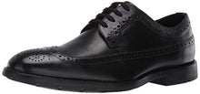Load image into Gallery viewer, Clarks mens Wingtip Oxford, Black Leather, 13 US