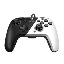 Load image into Gallery viewer, PDP Gaming Faceoff Deluxe+ Wired Switch Pro Controller - Officially Licensed by Nintendo - OLED Model- Black/White - Nintendo Switch