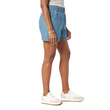 Load image into Gallery viewer, Signature by Levi Strauss & Co. Gold Label Women's Pull On A-Line Shorts (Standard and Plus), (New) Blue Dahlia, X-Large