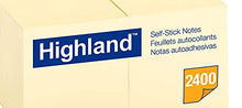 Load image into Gallery viewer, Highland Sticky Notes, 3 x 3 Inches, Yellow, 24 Pack