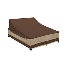 Load image into Gallery viewer, Duck Covers Ultimate Waterproof 82 Inch Double Wide Patio Chaise Lounge Chair Cover