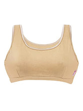 Load image into Gallery viewer, D'chica Cotton Girls Training Sports Bra - Wide Strap, Non Padded, Regular Fit Athleisure Bras for Teenager - Pack of 5