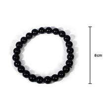 Load image into Gallery viewer, Karelia Creations Shungite Bracelet (Adult) - for 5G EMF Radiation Protection Shield Blocker, Immune System, Energy Healing - Men, Women, Teens, Seniors (8 inch bracelet, 8mm Beads) Product Name
