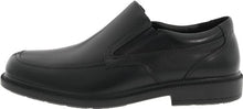 Load image into Gallery viewer, Hush Puppies mens Leverage loafers shoes, Black Leather, 10.5 US