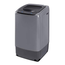 Load image into Gallery viewer, COMFEE' Portable Washing Machine, 0.9 cu.ft Compact Washer With LED Display, 5 Wash Cycles, 2 Built-in Rollers, Space Saving Full-Automatic Washer, Ideal Laundry for RV, Dorm, Apartment, Magnetic Gray