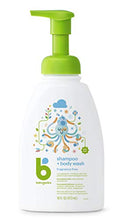 Load image into Gallery viewer, Babyganics Baby Shampoo + Body Wash Pump Bottle, Fragrance Free, 16oz, 3 Pack, Packaging May Vary