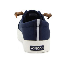 Load image into Gallery viewer, Women Canvas Fashion Sneaker Slip On Shoes with Arch Support Insole Boat Shoes Casual Platform Boots No Lace Needed/Washable/Anti Slip 7.5 Navy Blue
