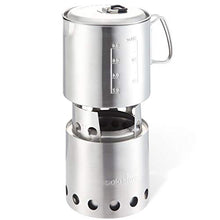 Load image into Gallery viewer, Solo Stove & Pot 900 Combo: Ultralight Wood Burning Backpacking Cook System. Lightweight Kitchen Kit for Backpacking, Camping, Survival. Burns Twigs, No Batteries or Liquid Fuel Gas Canister Required
