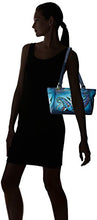 Load image into Gallery viewer, Anna by Anuschka womens Genuineleathersmall Tote Hand-painted Original Artwork Shoulder Handbag, Denim Paisley Floral, One Size US