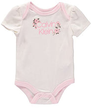 Load image into Gallery viewer, Calvin Klein Baby Girls' 3 Pieces Hooded Jacket Set, Barely Pink/Stripes/Snow White, 24M