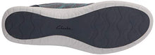 Load image into Gallery viewer, Clarks womens Adella Holly Sneaker, Navy Textile, 10 US