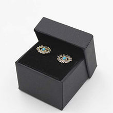 Load image into Gallery viewer, Obidos Evil Eye Earrings S925 Sterling Silver Post Earrings Lucky Jewelry for Girls and Women Faith Protection Earrings
