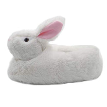Load image into Gallery viewer, Millffy Classic Bunny Slippers Adult Sized Plush Slippers Kids Size Animal Slippers Shepherd Dog Corgi Costume Footwear (Small, Bunny)