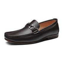 Load image into Gallery viewer, Bruno Marc Men's Henry-1 Dress Loafers Slip On Casual Driving Shoes for Men Coffee/Henry-1 Size 11 M US
