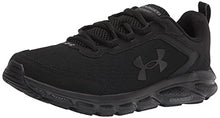 Load image into Gallery viewer, Under Armour mens Charged Assert 9 Running Shoe, Black (002 Black, 11 US