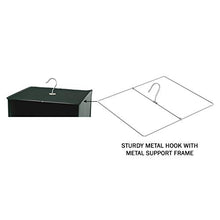 Load image into Gallery viewer, TINY TIM TOTES Paper Organizer-4-Sided Station-Storage Compartments for 30” Rolls, Ribbon, Bows, Bags & More Elf Stor Double Sided | Hanging Gift Wrap and Bag Organizer | Space Saving |, Green
