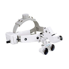 Load image into Gallery viewer, Enshey Dental Binocular Loupes Glasses Head Band Magnifier with LED Light 3.5X-420 Optical