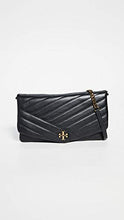 Load image into Gallery viewer, Tory Burch Women's Kira Chevron Clutch, Black, One Size
