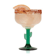 Load image into Gallery viewer, Libbey Cactus Margarita Glasses, Set of 4