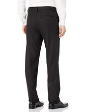 Load image into Gallery viewer, Haggar Men's Cool 18 Pro Straight Fit Flat Front Superflex Waistband Pant, Black, 42Wx30L