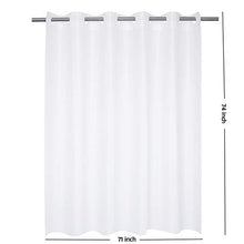 Load image into Gallery viewer, Hotel Grade No Hooks Needed Waterproof Shower Curtain or Liner,Frost (PEVA, 71" x 74")