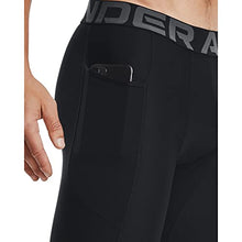 Load image into Gallery viewer, Under Armour Men's HeatGear Pocket Long Shorts, Black (001)/Pitch Gray, XX-Large Tall