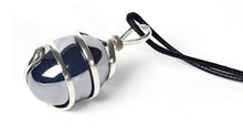 Load image into Gallery viewer, Raw Hematite Crystal Pendant Necklace – Grounding Balancing Joy Vitality Confidence Clarity Overwhelm - Authentic Stone on Adjustable Length Cord - Real Gemstone Chakra Healing Charm