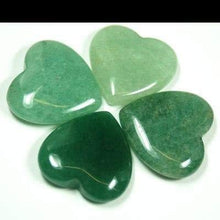 Load image into Gallery viewer, Luos Cultural Goods Green Aventurine Heart Shape Crystal - Balances, Protects Mental Well-Being, Spirit Stone, Jewelry, Home Decoration Gemstone, 1 Inch Size, 1 Piece