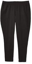 Load image into Gallery viewer, JUST MY SIZE womens Long Legging? ?????????????tamaño Grande.???? ???????? ????legging Longalange Leggings Pants, Black, 1X US